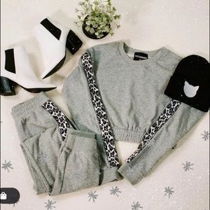 Kittenish Paige Leopard Jogger Set